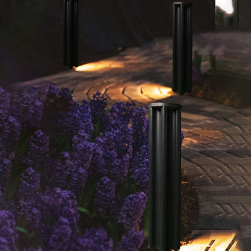 DDK-LL202 ไฟสนามหญ้ากลมสีดำ 10 วัตต์สำหรับทุ่งหญ้าในสวน