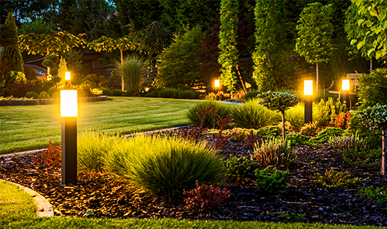 แสงสว่างสำหรับสวนสาธารณะและพื้นที่สีเขียว