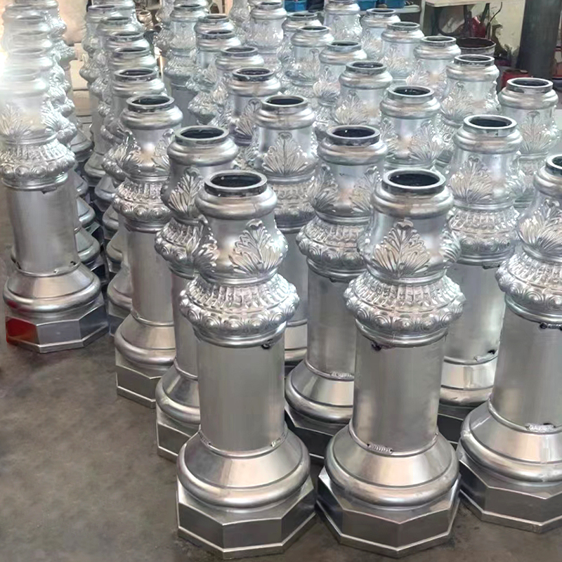 DDK-1401 ฝาครอบฐานตกแต่งอลูมิเนียมสำหรับเสาไฟอุปกรณ์ติดตั้งกลางแจ้ง
