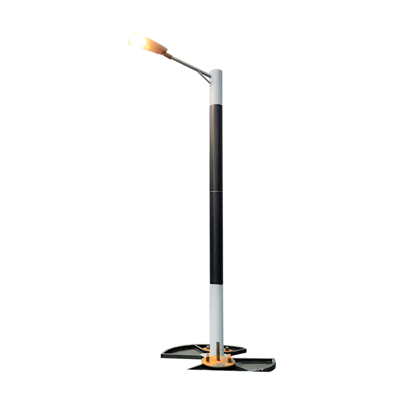 DDK-SSPL-2000 เสาโซลาร์เซลล์แบบแขนเดี่ยว/คู่และโคมไฟถนน LED